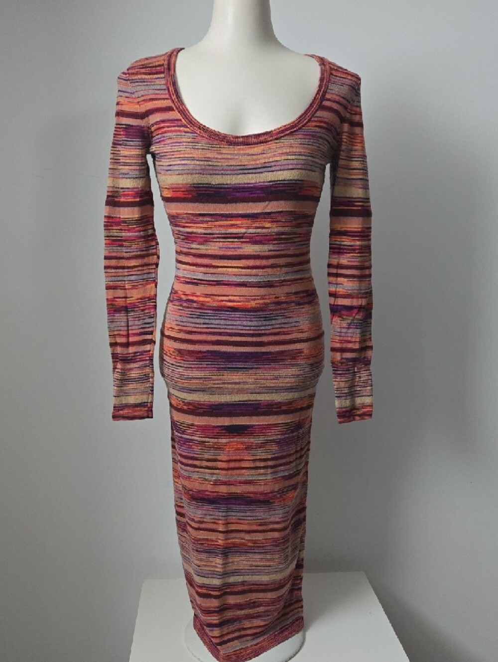 Refashioned Boho Bodycon Maxidress (M) - Picture 2 of 12